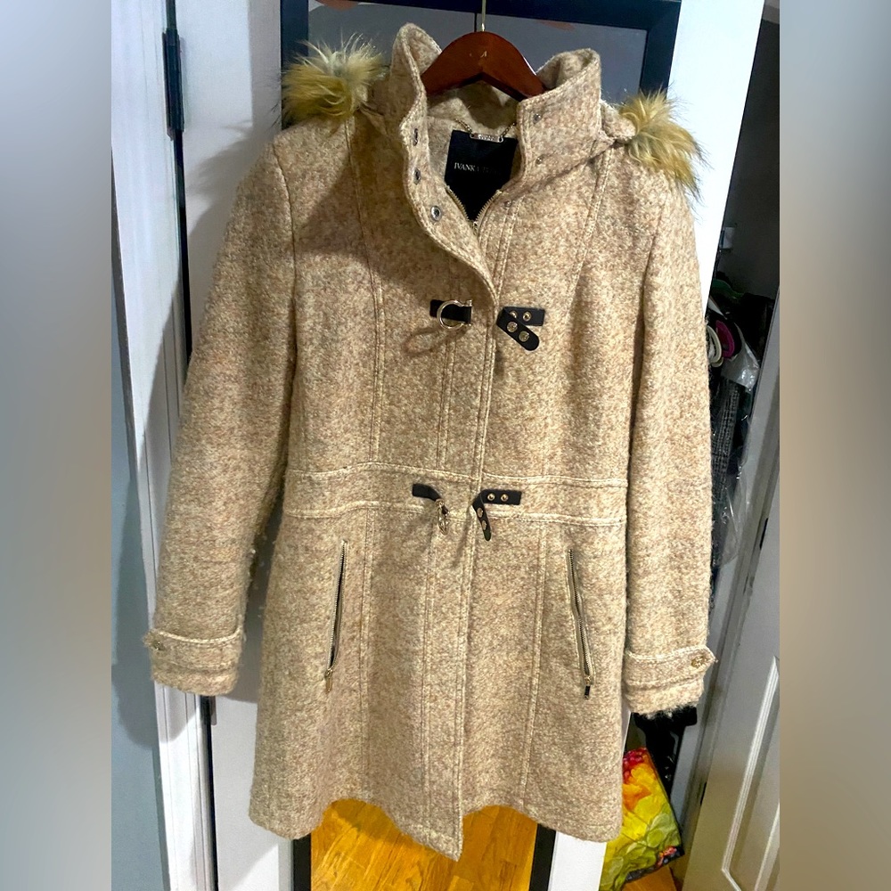 Warm wool peacoat